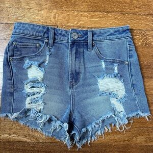 denim shorts